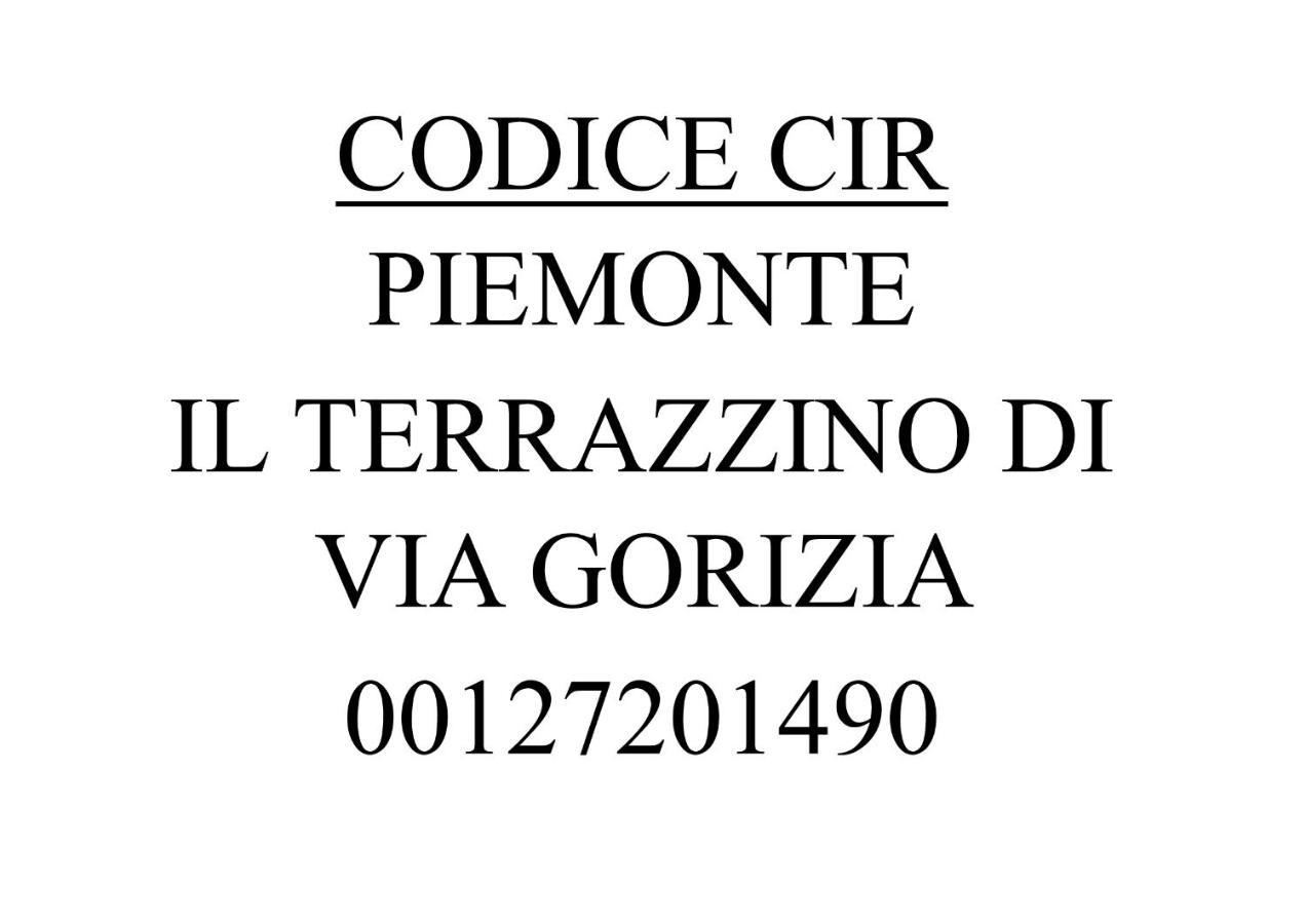 Apartmán Il Terrazzino Di Via Gorizia Turín Exteriér fotografie